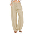 2023 Women's Plus Size Loose Cotton-Linen Pants