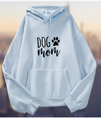Comfortable Fashion Hoodie for Dog Moms