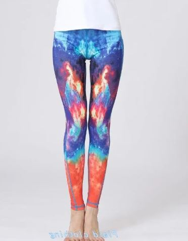 Print women's yoga pants