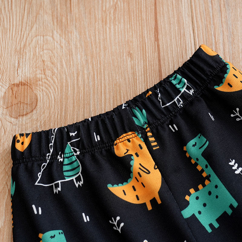 "Spring Autumn Baby Dinosaur Jumpsuit for Newborns"