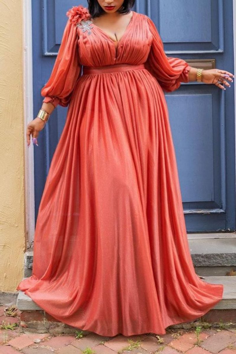 Plus Size Women's Commuter Dress - European & American Style